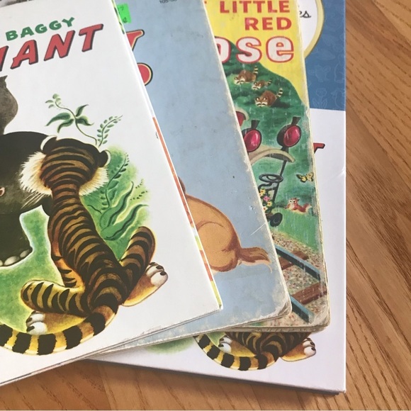 Little Golden Books saggy baggy elephant lady tramp little red caboose train - Picture 7 of 12